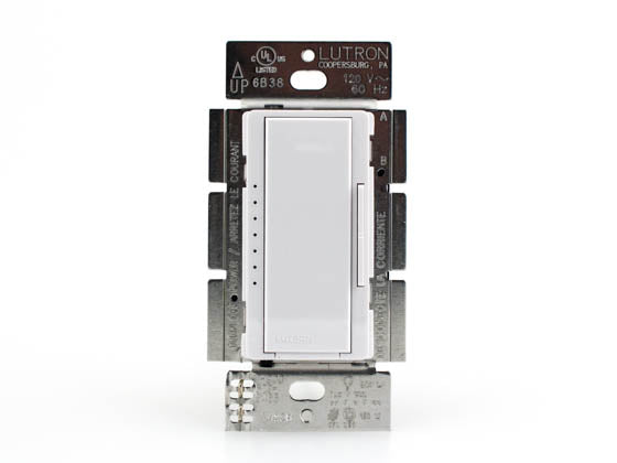 Lutron Maestro 150W - 120V LED/CFL 3-Way Slide Dimmer - White