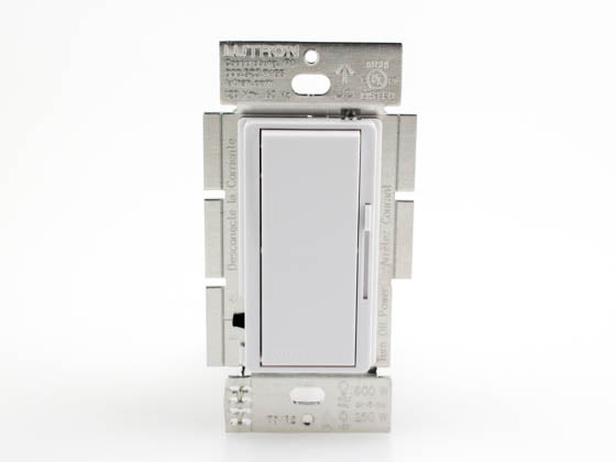 Lutron Diva 250W - 120V LED/CFL Slide Dimmer and Paddle On/Off 3-Way Switch