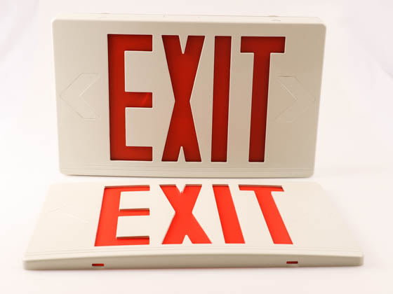 Exitronix LED Exit Sign with Battery Backup with Remote Head Capability