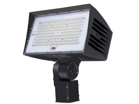 Maxlite 120 Watt LED Flood Light Fixture With Slipfitter and Photocell - 5000K - 400 Watt HID Equivalent
