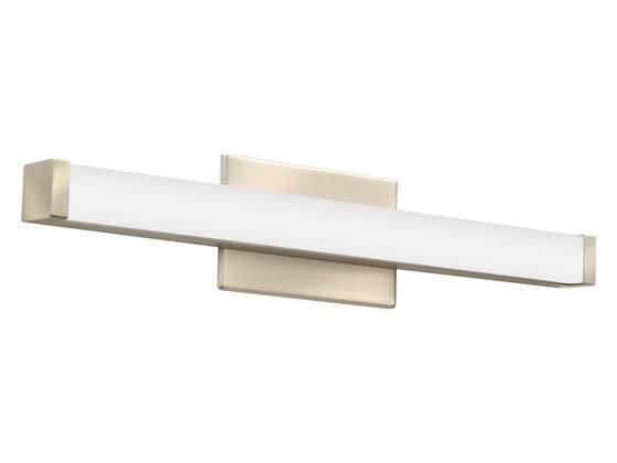 Lithonia Dimmable Contemporary 24" LED Vanity Fixture - Color Selectable - 120-277V - Brushed Nickel