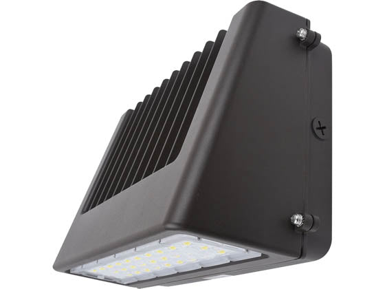 NaturaLED Dimmable 320 Watt Equivalent - 60 Watt 4000K Full Cut-Off LED Wall Pack - Title 24 Compliant