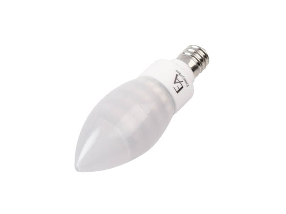 EmeryAllen 3 Watt Amber Turtle Safe Bulb - Candle Shape - E12 Base - Non-Dimmable