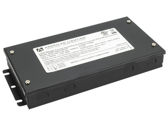 American Lighting Dimmable 24VDC - 60 Watt Constant Voltage Hardwire LED Driver