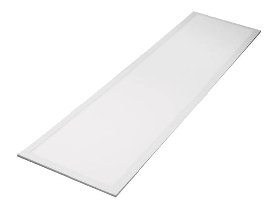TCP Dimmable 1x4 Flat Panel LED Fixture - Wattage and Color Selectable