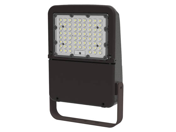 Halco 100 Watt LED Flood Light Fixture With Yoke Mount - Color Selectable - 250 Watt HID Equivalent