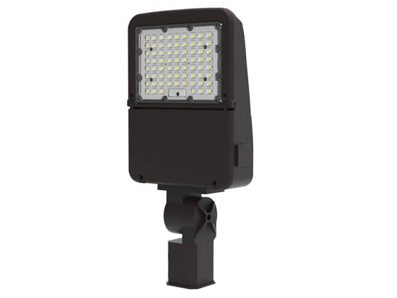 Halco 100 Watt LED Flood Light Fixture With Slipfitter Mount - Color Selectable - 250 Watt HID Equivalent