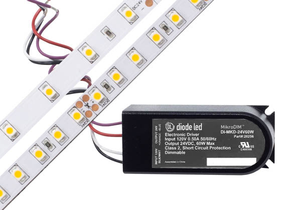 Diode LED BLAZE™ BASICS 16.4 ft. 200 LED Tape Light - 24V - 3500K - With Dimmable Driver