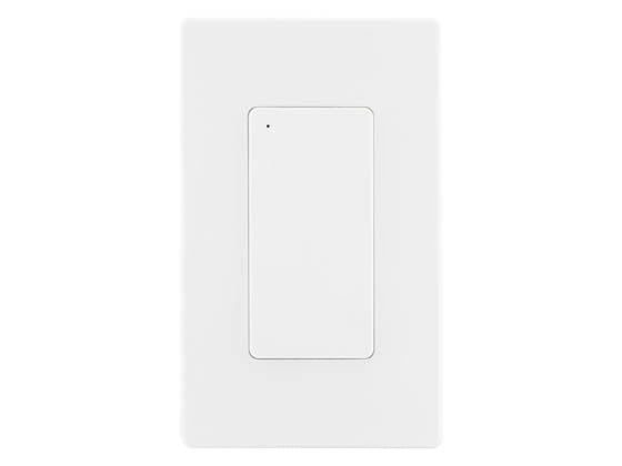 Satco Starfish Smart Technology On/Off Wall Switch - White Finish