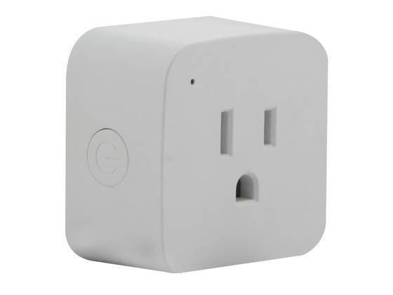 Satco Starfish WiFi Smart Mini Square Plug-In Outlet - 10 Amp (Pack of 2)