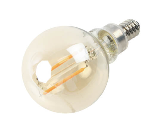 Bulbrite Dimmable 2.5W 2100K Vintage G-16 Filament LED Bulb - E12 Base