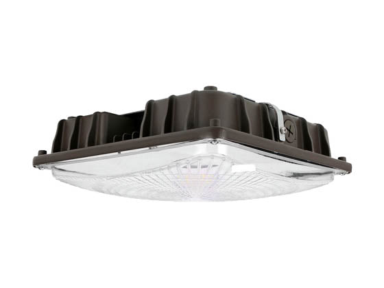 Dimmable 40 Watt 5000K LED Canopy Fixture With Battery Back Up - 175 Watt HID Equivalent