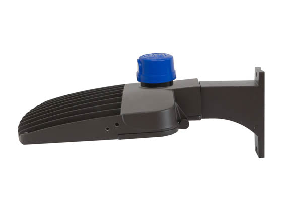 Energetic Lighting 150 Watt Slim LED Area Fixture With Fixed Arm & Photocell - 5000K - Type III - 320-400 Watt Equivalent