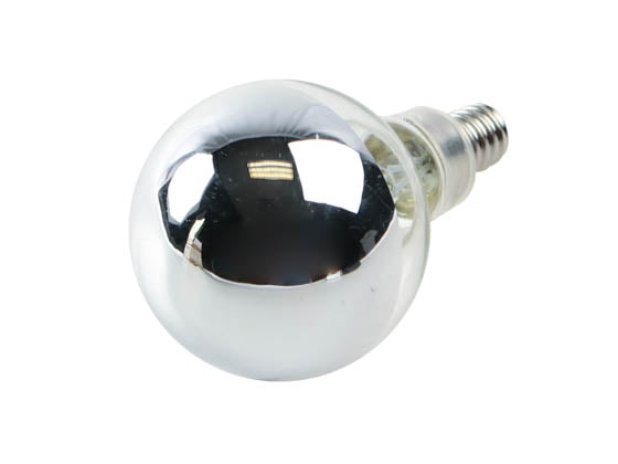 Bulbrite Dimmable 2.5W Half Mirror G-16 Filament LED Bulb - 2700K - Enclosed Rated