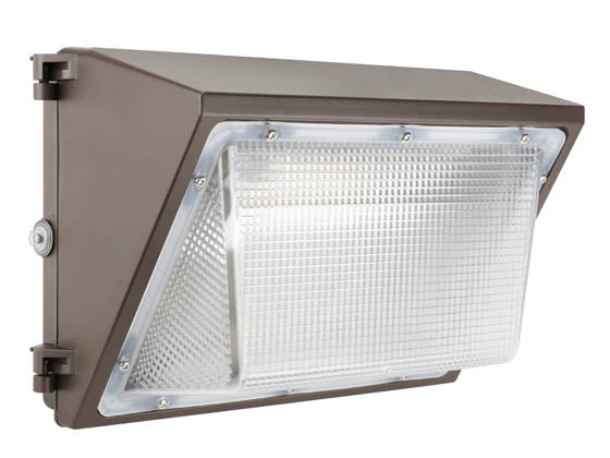 Dimmable Forward Throw LED Wallpack Fixture With Photocell - Wattage and Color Selectable - 400-575 Watt HID Equivalent