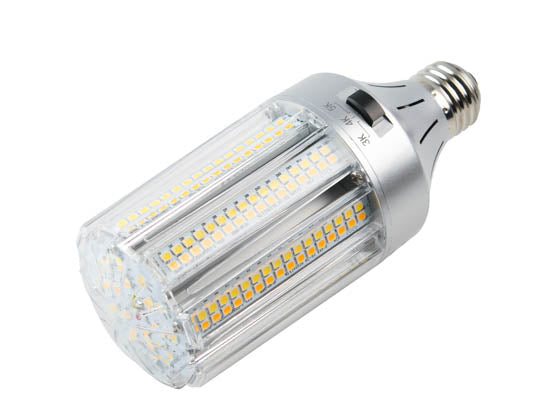 Light Efficient Design Dimmable 100 Watt Equivalent - 18 Watt Color Adjustable (3000K/4000K/5000K) LED Corn Bulb - Ballast Bypass