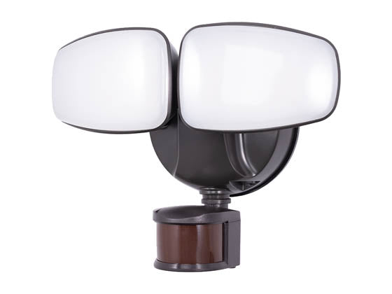 Euri Lighting 35 Watt LED Security Light With Photocell and Motion Sensor - Color Selectable