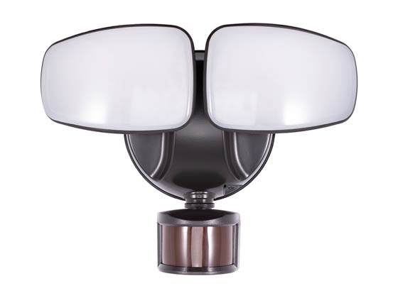 Euri Lighting 35 Watt LED Security Light With Photocell and Motion Sensor - Color Selectable