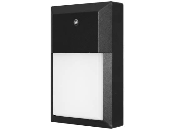 Euri Lighting 15.8 Watt Slim LED Entry Wallpack Security Fixture With Photocell - Color Selectable - 100 Watt HID Equivalent