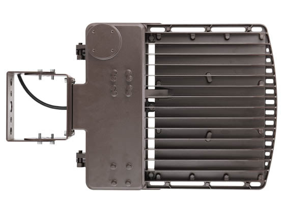 Dimmable LED Area Fixture With Yoke Mount - Type III - Wattage Selectable (60W/90W/120W/140W) & Color Selectable (3000K/4000K/5000K) - 400 Watt Equivalent