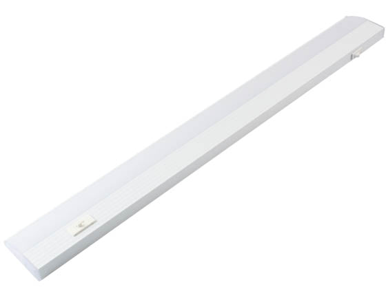 TCP Dimmable 24" 7 Watt White Color Selectable (3000K/4000K/5000K) LED Undercabinet Light Fixture - Power Cord Included