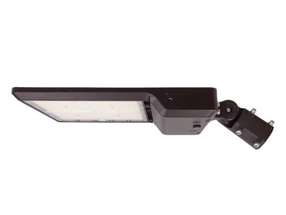 Maxlite Slim LED Area Fixture With Slipfitter Mount - Dimmable - Wattage & Color Selectable - Type III - C-Max Compatible - 400 Watt HID Equivalent