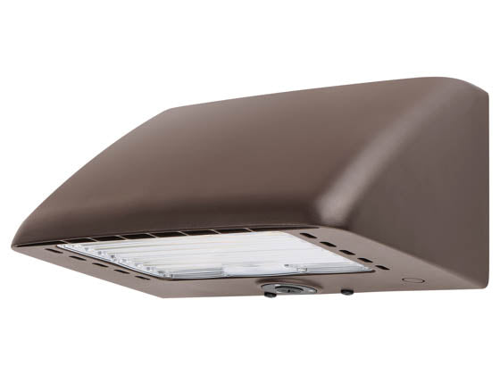 Dimmable Full Cut-Off LED Wall Pack Fixture - Wattage and Color Selectable - 400 Watt HID Equivalent