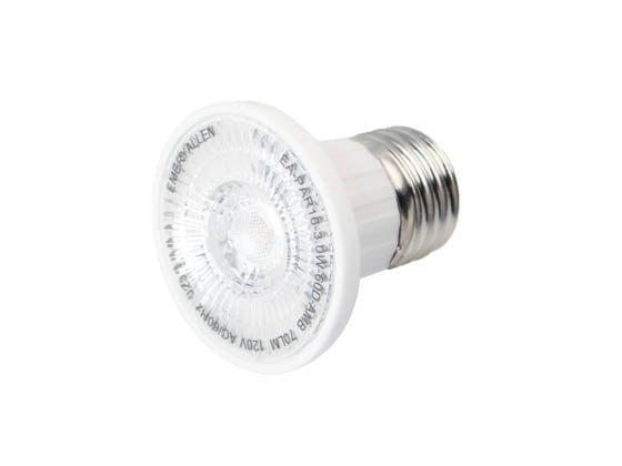 EmeryAllen 3 Watt PAR-16 Amber Turtle Safe Bulb - E26 Base - Non-Dimmable