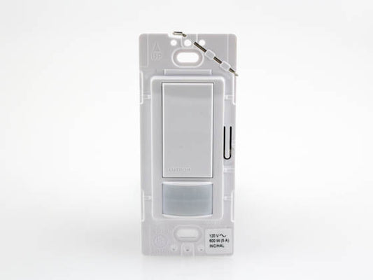 Lutron Maestro Occupancy and Vacancy Sensor with Switch 30x30 ft Range