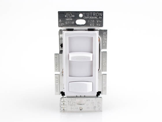 Lutron Skylark Contour 150W - 120V LED/CFL 3-Way Slide Dimmer - White