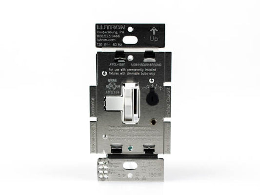 Lutron Diva 150W - 120V LED/CFL Slide Dimmer and Toggle On/Off 3-Way Switch