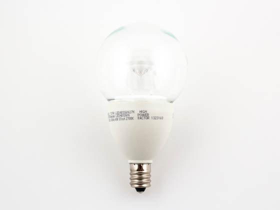 TCP Dimmable 4W 2700K G-16 Globe Clear LED Bulb - E12 Base