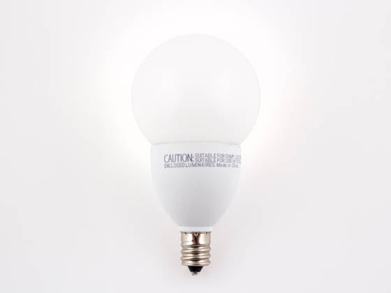 TCP Dimmable 3.5W 2700K G-16 Globe Frosted LED Bulb - E12 Base