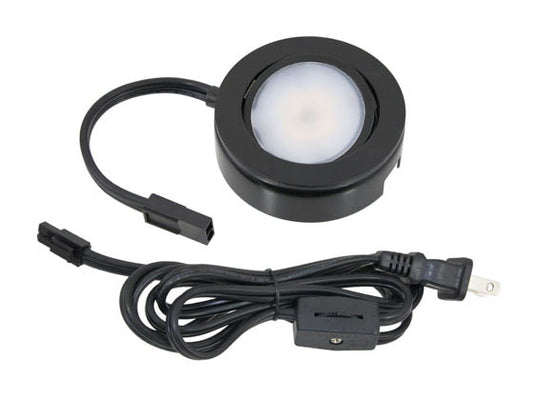 American Lighting 4.3 Watt Single LED Puck Light Kit With Roll Switch and 6 ft. Power Cord - 120V