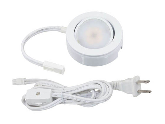 American Lighting 4.3 Watt Single LED Puck Light Kit With Roll Switch and 6 ft. Power Cord - 120V