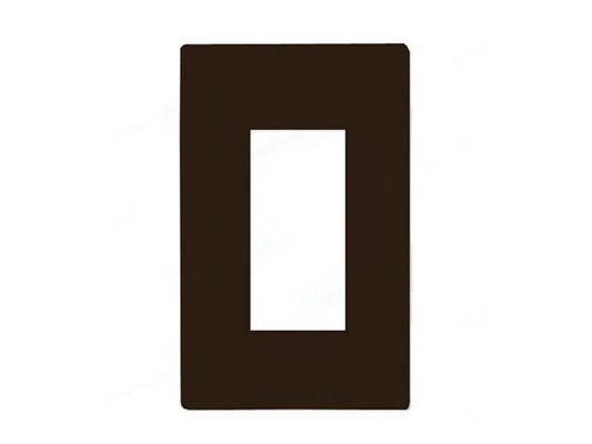 Lutron Claro Screwless Single-Gang Wallplate - Brown