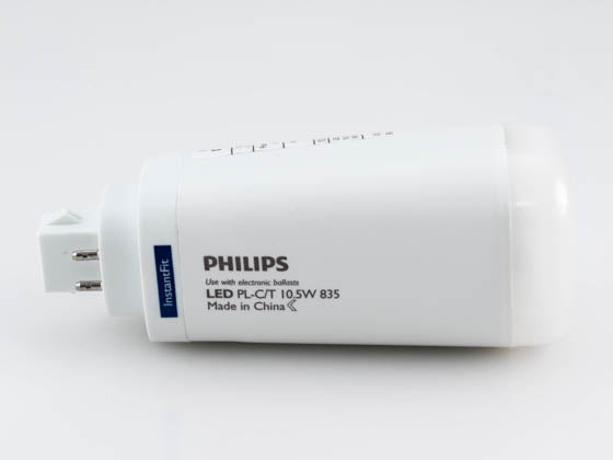 Philips 10.5W 4 Pin Vertical 3500K G24q LED Bulb - Ballast Compatible