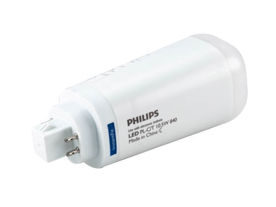 Philips 10.5W 4 Pin Vertical 4000K G24q LED Bulb - Ballast Compatible