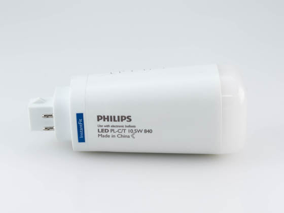 Philips 10.5W 4 Pin Vertical 4000K G24q LED Bulb - Ballast Compatible