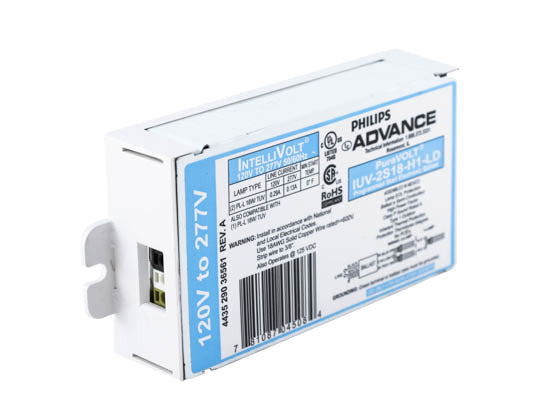 Philips Advance Electronic Ballast for (2) 18W Germicidal PLL 4 Pin CFL