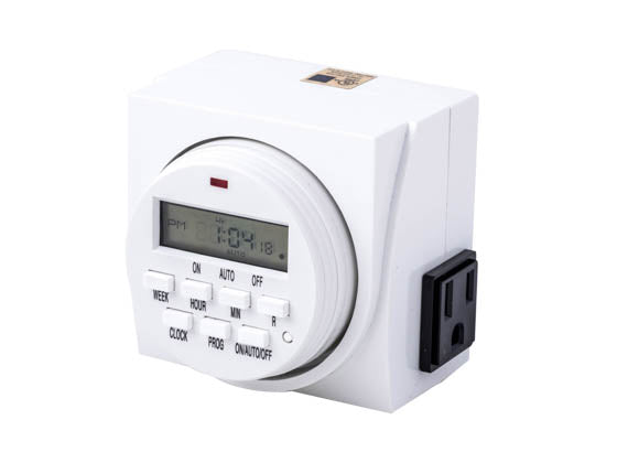 UltraGrow 120V Digital Timer - double outlets