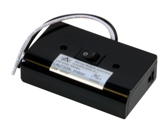 American Lighting Hardwire Box - 120 Volt - For MVP LED Puck Lights - Two Molex Outlets - On/Off Switch