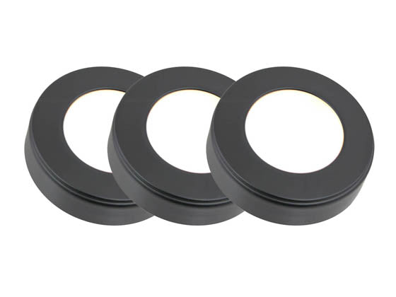 American Lighting 9.6 Watt - 12V Omni LED 3-Puck Light Kit - Black