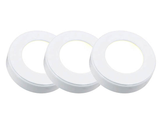 American Lighting 9.6 Watt - 12V Omni LED 3-Puck Light Kit - White