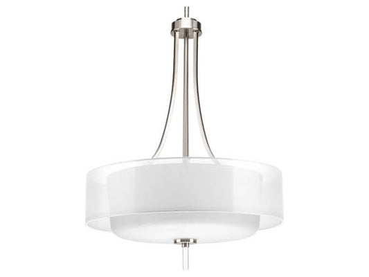 Progress Lighting Brushed Nickel Four-light Pendant