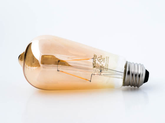 Satco Dimmable 2.5W 2000K Vintage ST19 Filament LED Bulb