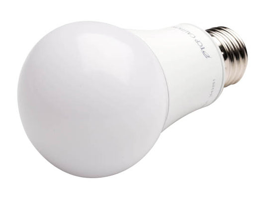 TCP Dimmable 9.5 Watt 3000K A19 LED Bulb - Rated For Wet Locations and Enclosed Fixtures