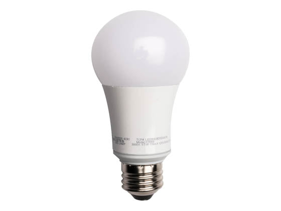 TCP Dimmable 9.5 Watt 3000K A19 LED Bulb - Rated For Wet Locations and Enclosed Fixtures