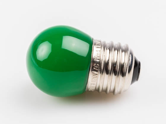 Satco 1.2 Watt Green S11 LED Bulb