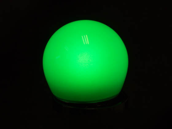 Satco 1.2 Watt Green S11 LED Bulb